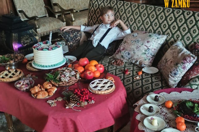 Plan filmowy w zamku w Pszczynie