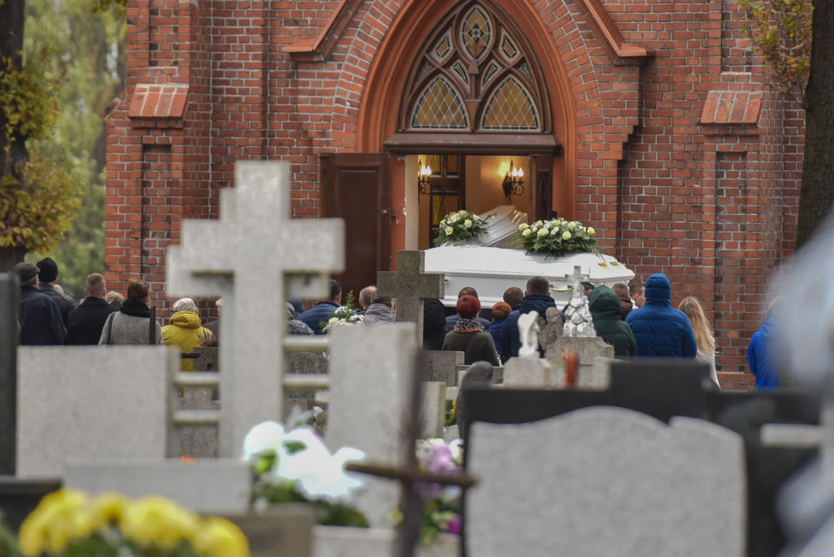 Pogrzeb ofiar tragicznego pożaru w Inowrocławiu