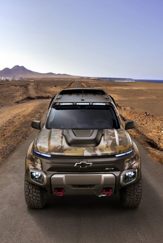 Armia amerykańska przerzuca się na wodór - Chevrolet Colorado ZH2