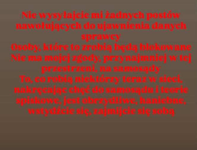 Karolina Korwin Piotrowska po śmierci Łukasza Litewki