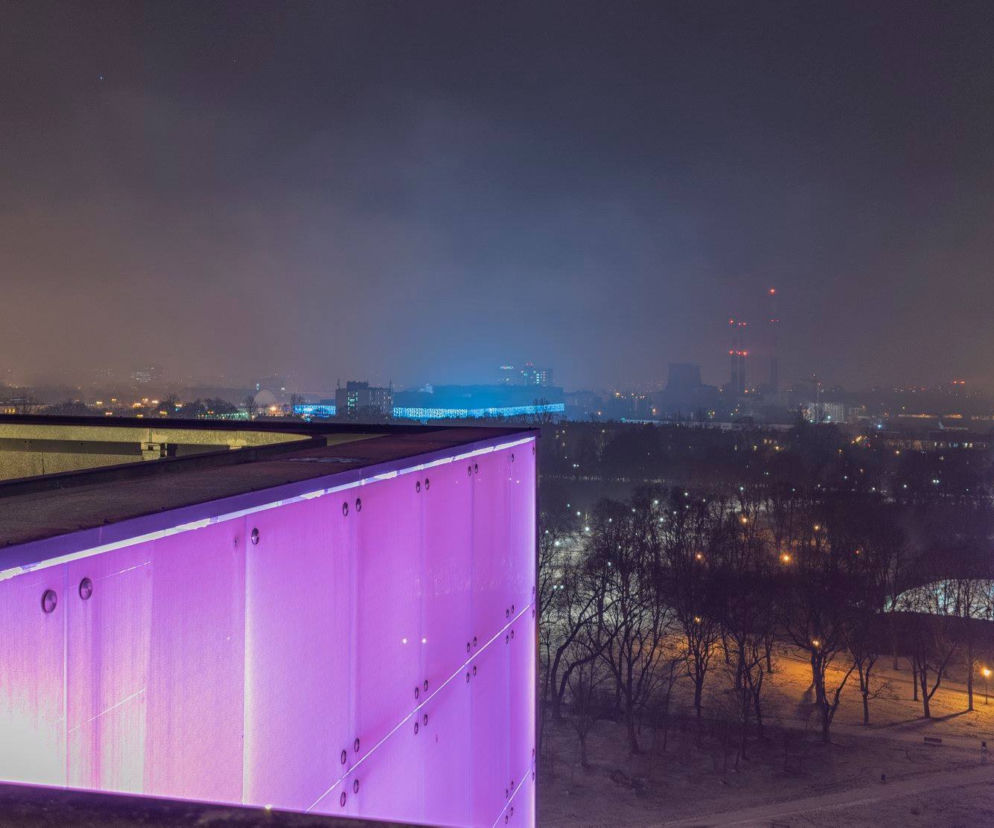 Panorama Łodzi z hotelu przy Łąkowej