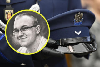  Tak policjanci żegnali tragiczne zmarłego Kacpra: „Ta śmierć wyrwała naszej komendzie kawałek serca” 