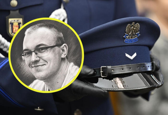  Tak policjanci żegnali tragiczne zmarłego Kacpra: „Ta śmierć wyrwała naszej komendzie kawałek serca” 