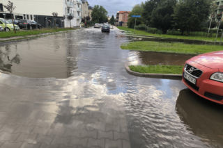 Podtopienia na Gronowie