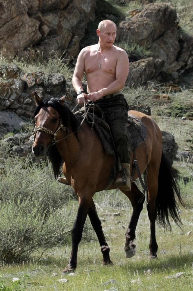 Putin na koniu