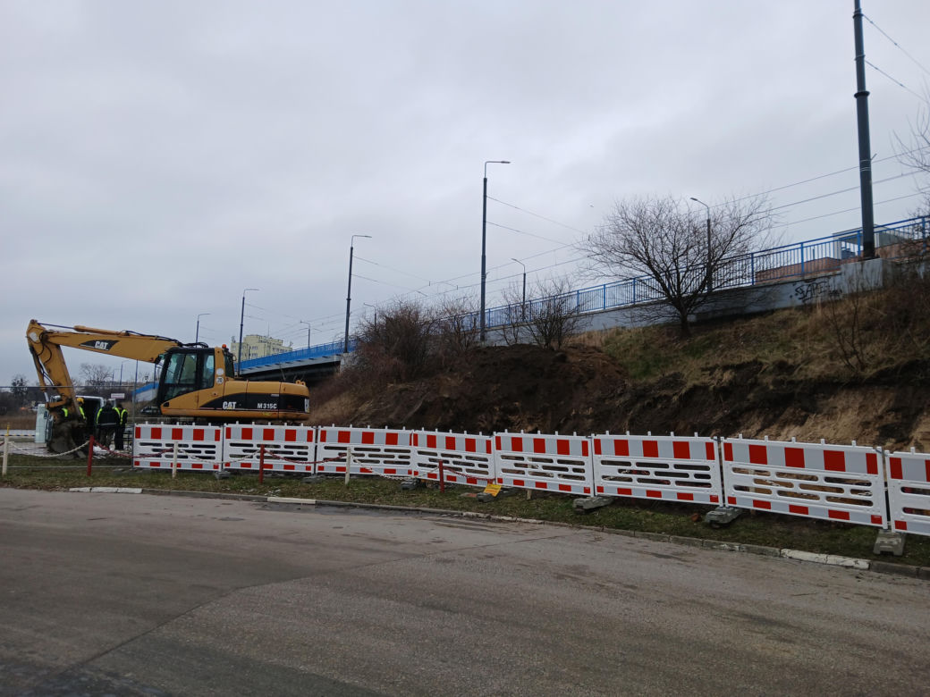 Most Siennicki w Gdańsku po zamknięciu