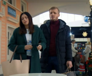 M jak miłość odcinek 1295, Iza (Adriana Kalska), Artur (Tomasz Ciachorowski)