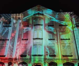 Historia Tarnowa opowiedziana światłem - mapping 3D na Placu Kazimierza