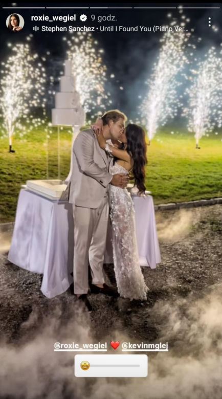 Roksana Węgiel i Kevin Mglej wesele