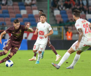 Górnik Zabrze - AS Monaco: Zdjęcia kibiców i zawodników z meczu eliminacji Ligi Konferencji