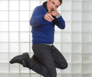 Skoczy z Radkiem do basenu