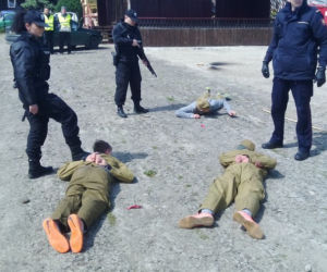 Ćwiczyli jak zareagować na zagrożenie terrorystyczne