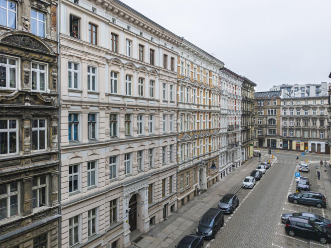 Wyremontowane kamienice przy ulicy Mierniczej