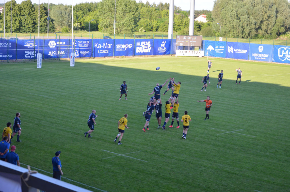Siedlczanie wygrali półfinałowy mecz Ekstraligi Rugby! MKS Awenta Pogoń Siedlce pokonał Life Style Catering RC Arka Gdynia