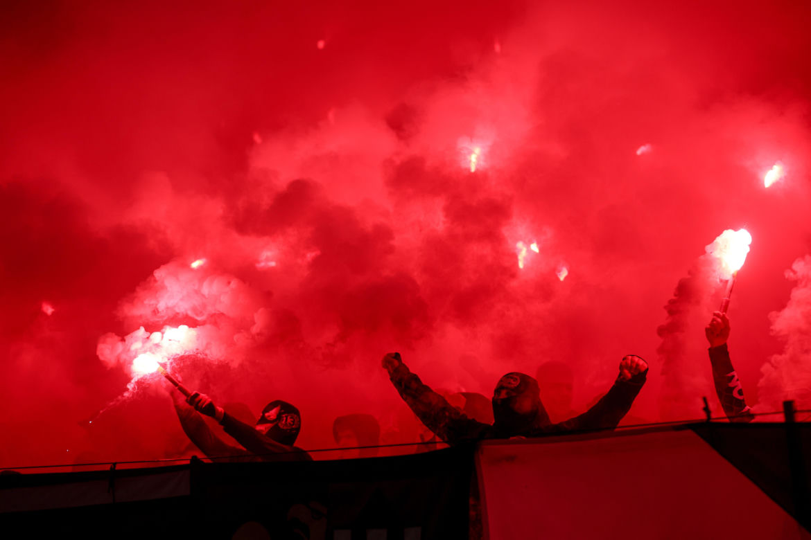 Górnik Zabrze - Legia Warszawa: Zdjęcia kibiców i zawodników z hitu 13. kolejki PKO BP Ekstraklasy