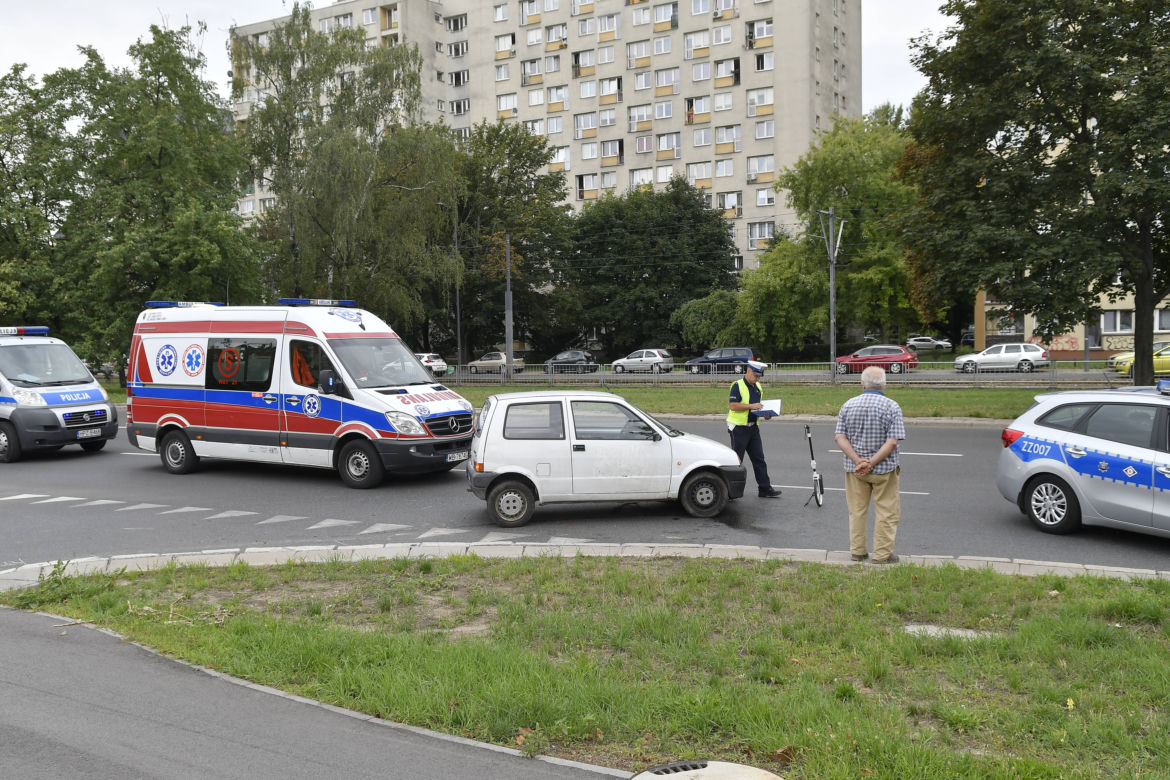 Wypadek z udziałem hulajnogi elektrycznej