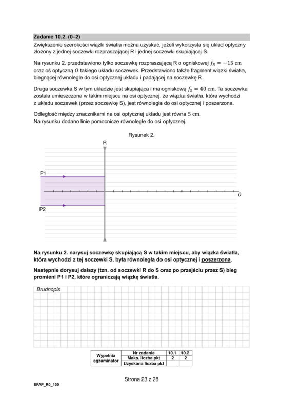 Matura 2024: fizyka rozszerzona. ARKUSZ FORMUŁA 2015