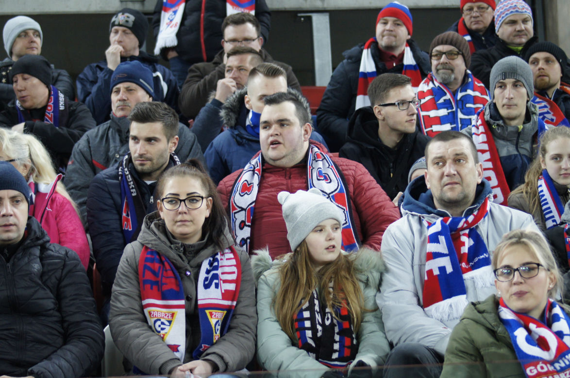 Górnik Zabrze - Lechia Gdańsk: Ponad 8 tysięcy fanów wspierało Trójkolorowych