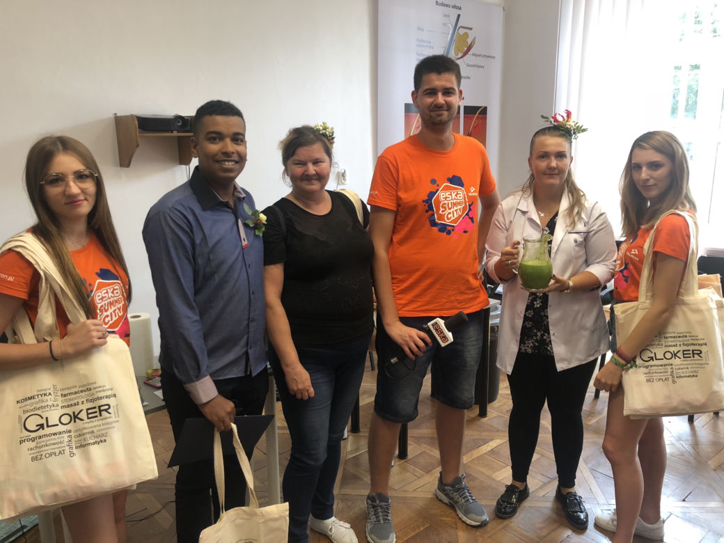 ESKA Summer City na dniu otwartym w szkole Gloker