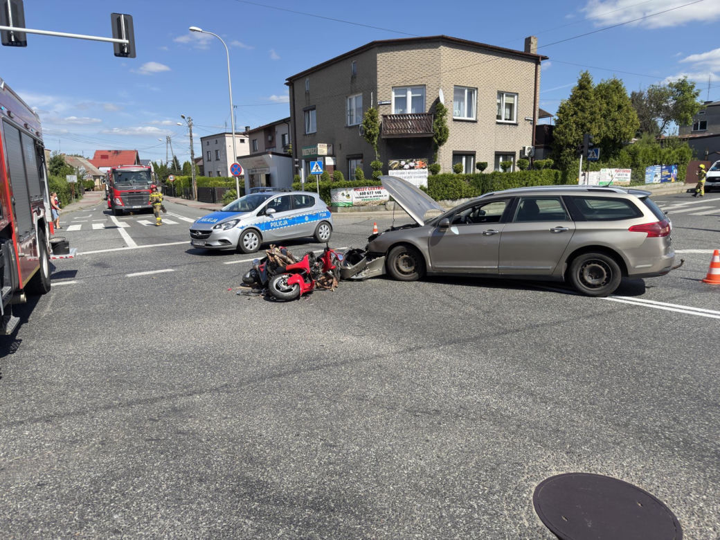 Kolizja we Wręczycy Wielkiej