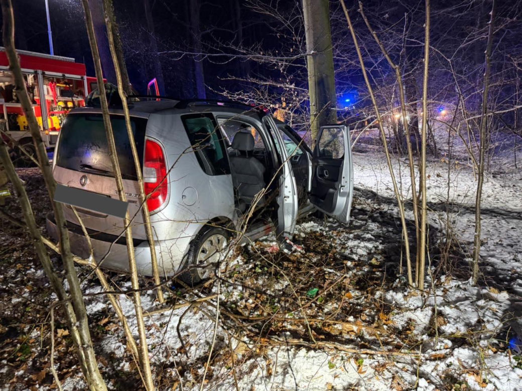Wypadek koło Jawora