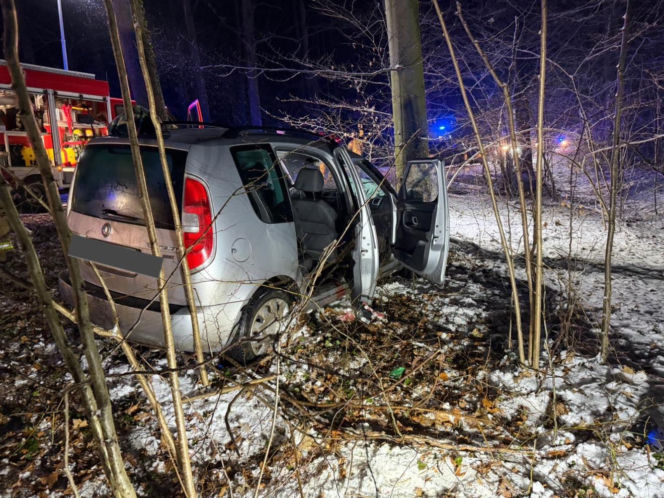 Wypadek koło Jawora