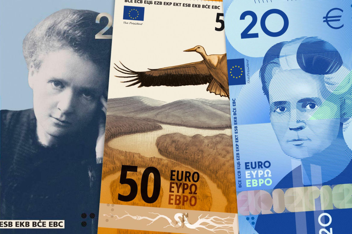 Maria Skłodowska-Curie i bociany na euro! Trwa głosowanie na nowe banknoty