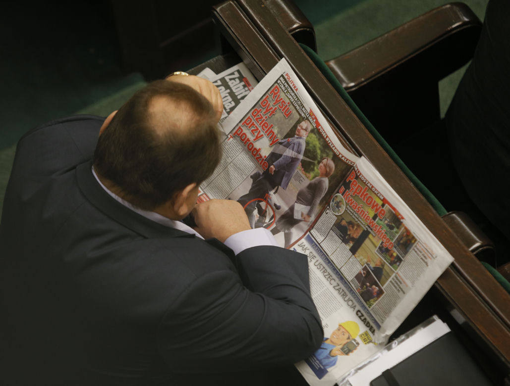Sejm gratuluje Kaliszowi syna