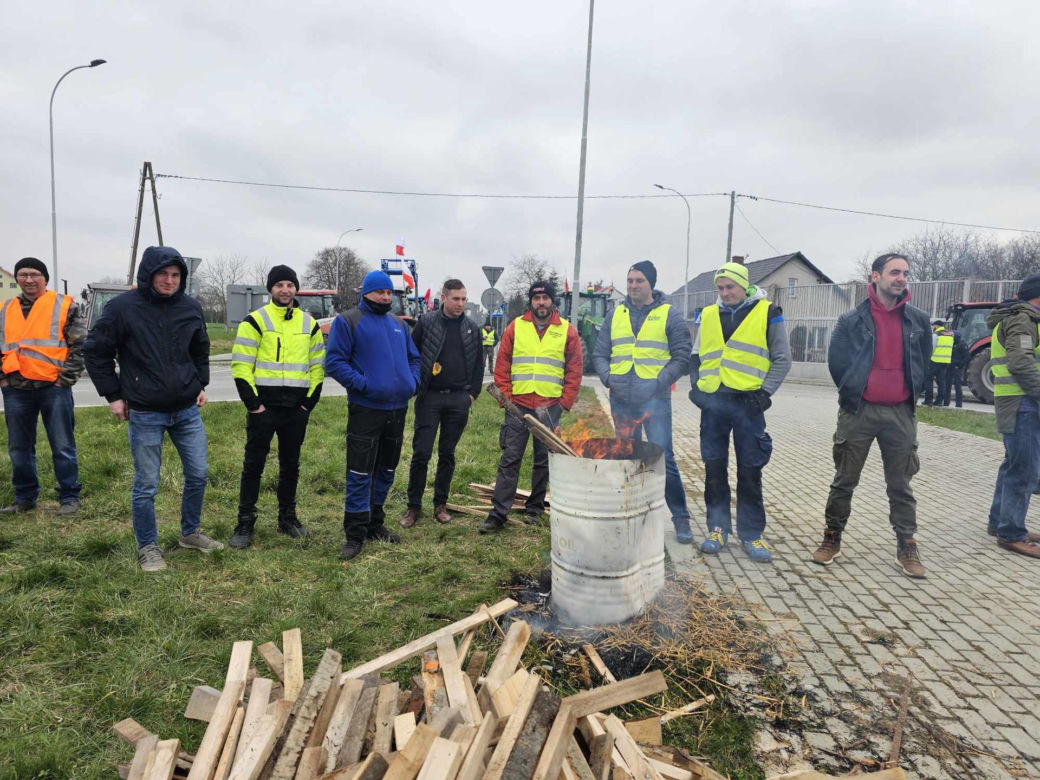Protest rolników na Podkarpaciu
