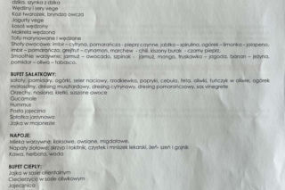 Doda pokazała menu na campie