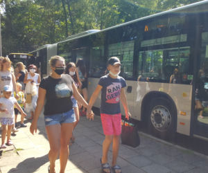 Pierwszy kurs autobusu przegubowego w Grudziądzu