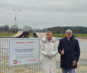Skatepark w Sarnakach w powiecie łosickim