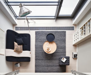 salon z kuchnią loft woronicza