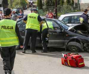 Wypadek w Łapszach Niżnych
