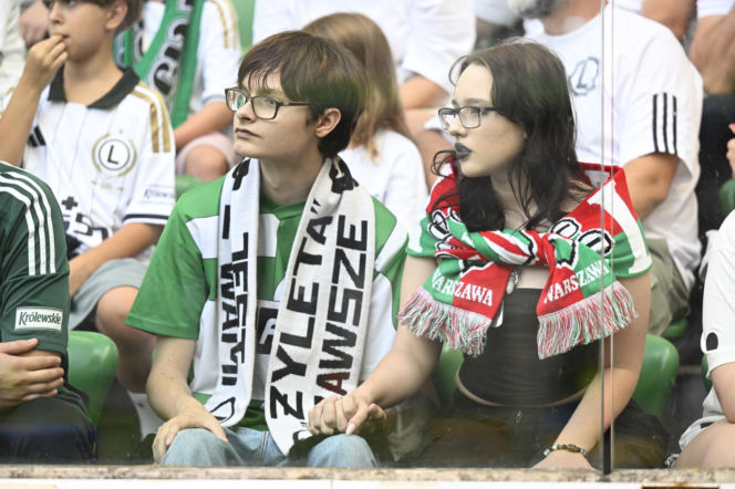 Legia Warszawa - Zagłębie Lubin: Zdjęcia kibiców