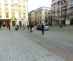 Czarny Protest na Rynku Głównym w Krakowie