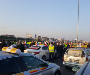 Protest taksówkarzy