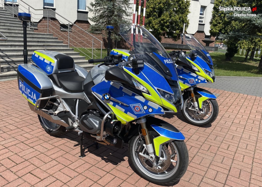 Nowe policyjne motocykle dostali policjanci w województwie śląskim