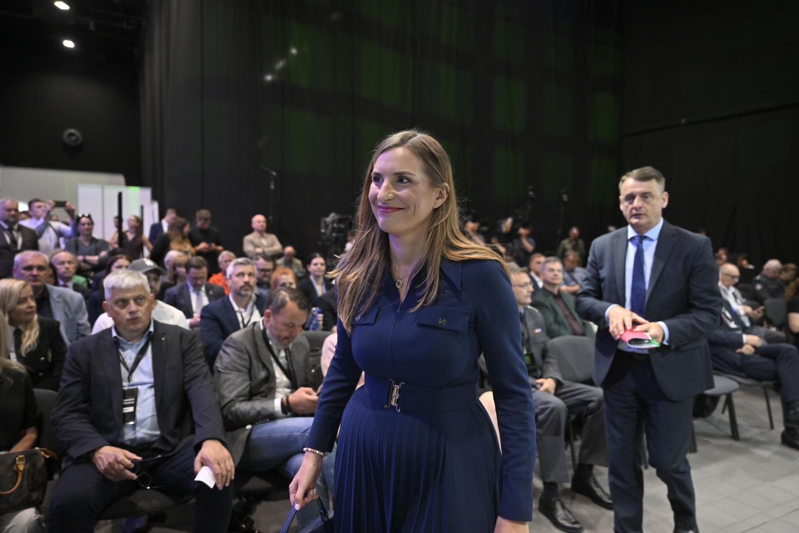 Magdalena Sobkowiak-Czarnecka podczas Warszawskich Targów Obronnych w Expo XXI