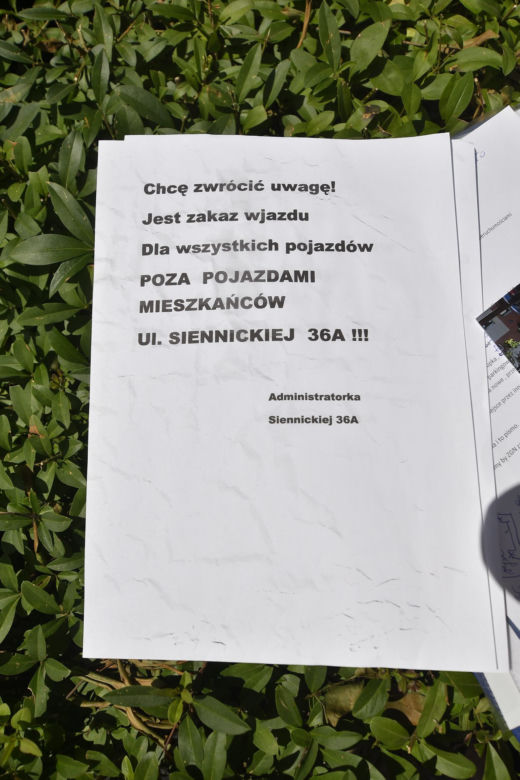 Sąsiedzka awantura o parking