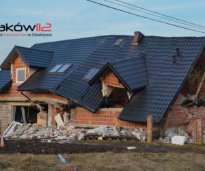 WYBUCH GAZU w Żydowie. RUNĄŁ strop domu 