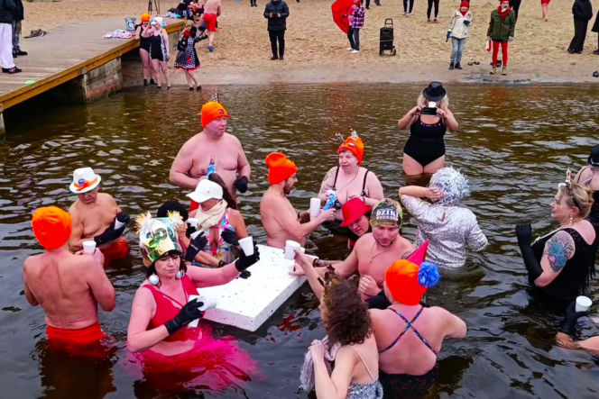 Szczecińskie morsy powitały 2026 rok