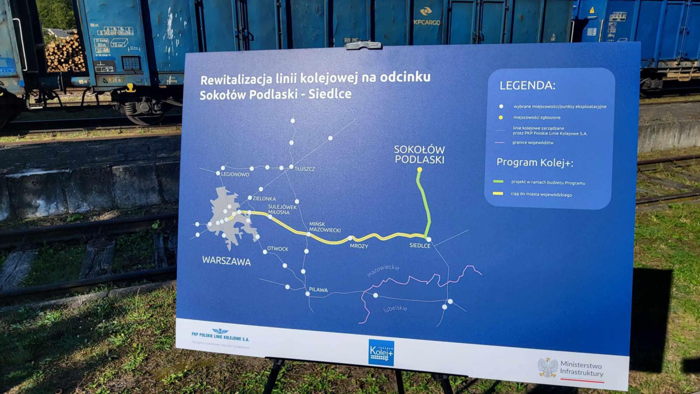 Sokołów Podlaski - Siedlce. Na trasę wrócą pociągi.