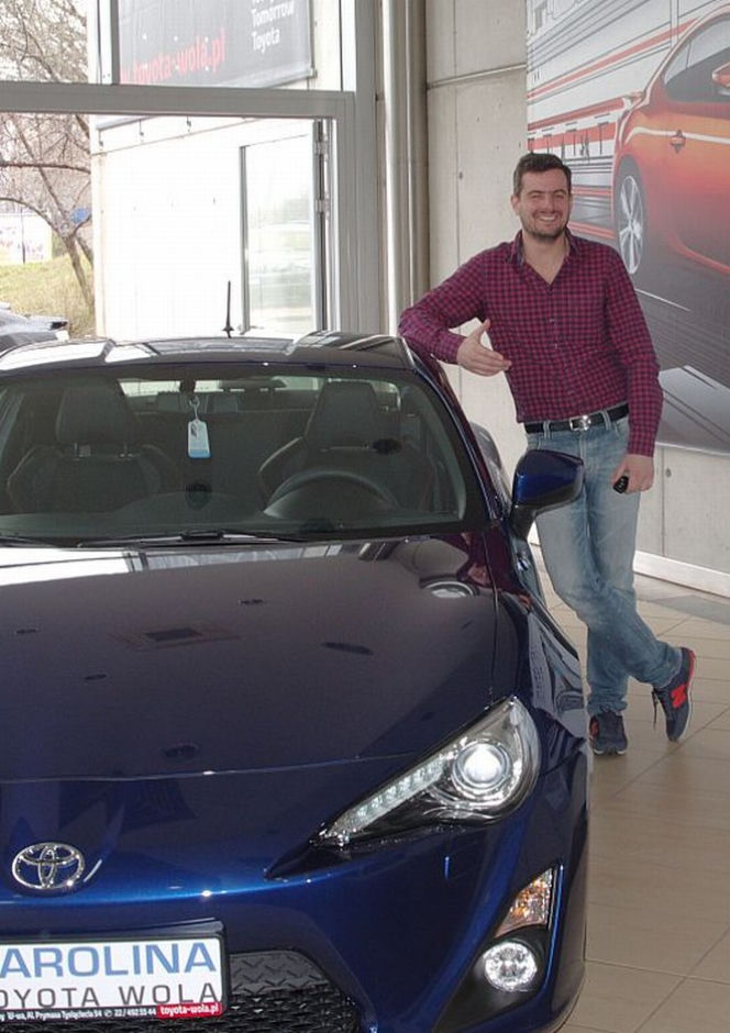 Antoni Pawlicki kupił sportową Toyotę GT86