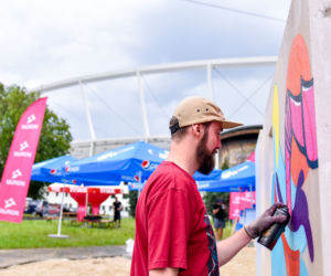 Tak wygląda sztuczna plaża przy Stadionie Śląskim. Rozkręcaliśmy tam imprezę w ramach Eska Summer City