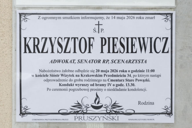 Pogrzeb Krzysztofa Piesiewicza
