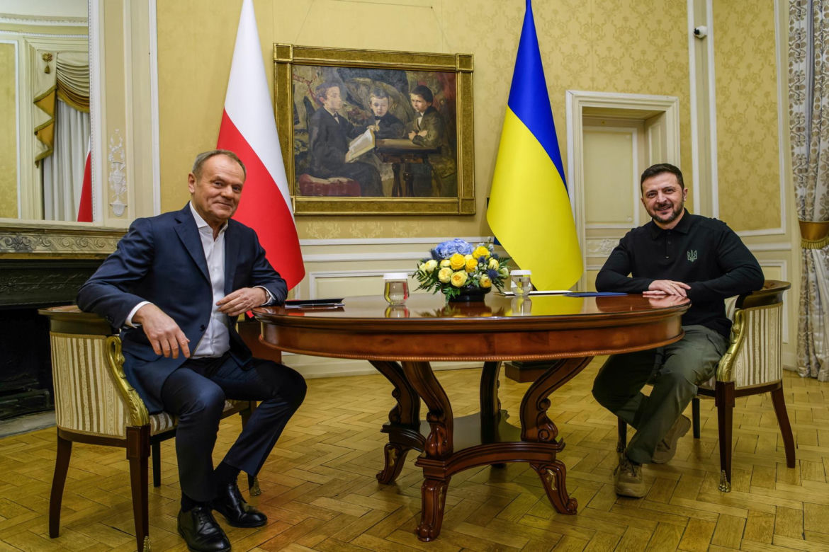 Donald Tusk we Lwowie
