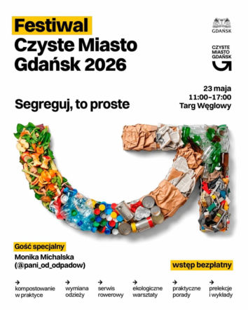 Pani od odpadów przyjedzie na Targ Węglowy. Wielki powrót Festiwalu Czyste Miasto Gdańsk