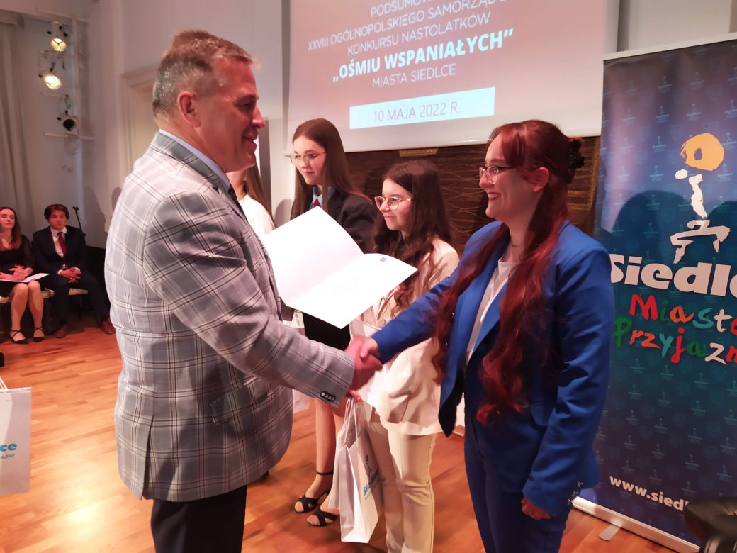 Laureaci i wyróżnieni w konkursie "Ośmiu Wspaniałych" w Siedlcach w 2022 roku - fotorelacja