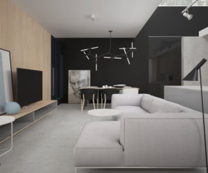 Projekt wnętrz w stylu minimalistycznym